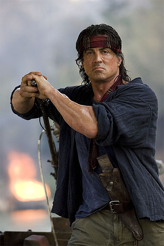 Nueva foto de Rambo...